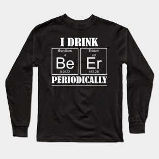 Beer Periodic Table T Shirt Oktoberfest 2017 Beerfest Party Long Sleeve T-Shirt